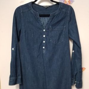 Express Denim Dress sz xs